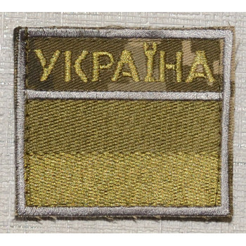 Прапор прикордонників (ДПСУ) на липучці піксель