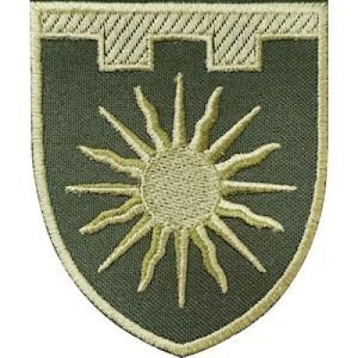 Шеврон ТРО 106 Бр (Хмельницкая обл) оливковый