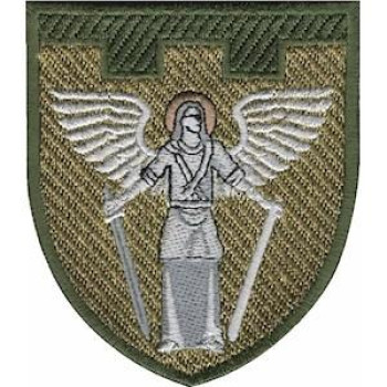 Шеврон ТРО 114 Бр (Київська обл) оливковий