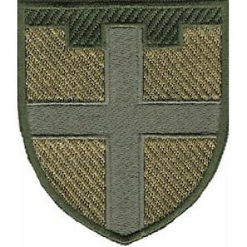Шеврон ТРО 115 Бр (Житомирська обл) оливковий