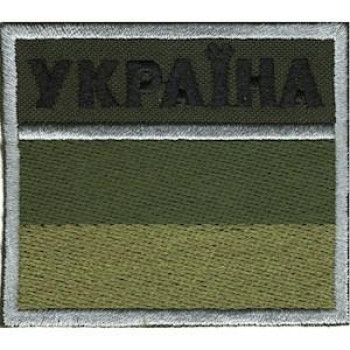 Прапор прикордонників (ДПСУ) на липучці оливковий