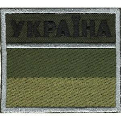 Прапор прикордонників (ДПСУ) на липучці оливковий