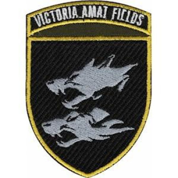 Шеврон 38 ОБрМП "Victoria Amat Fidelis" чорний