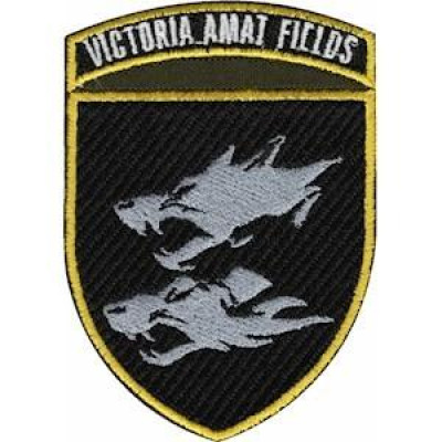 Шеврон 38 ОБрМП "Victoria Amat Fidelis" чорний