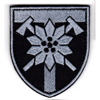 Шеврон 128 ОГШБр чорний