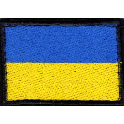 Флажок Украины (ДСНС, МНС, пожарники) темно-синего цвета