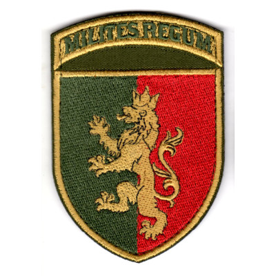 Шеврон 24 ОМБр "MILITES REGUM"  кольоровий