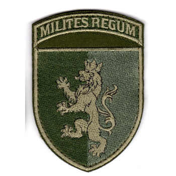 Шеврон 24 ОМБр "MILITES REGUM" хакі
