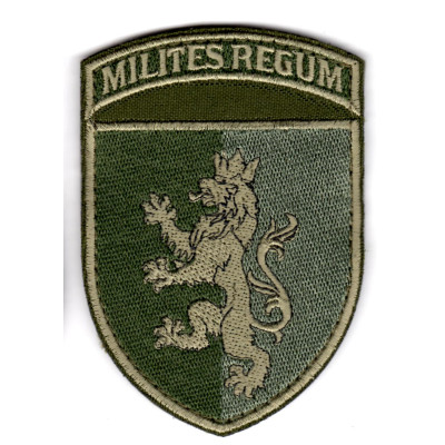 Шеврон 24 ОМБр "MILITES REGUM" хакі