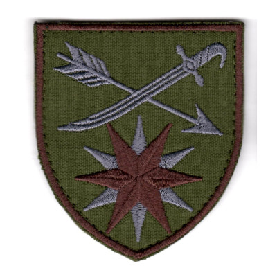 Шеврон 66 ОМБр оливковий