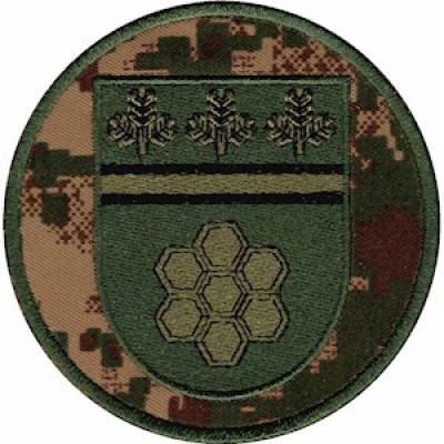 Шеврон  в\ч 3043 НГУ камуфляж "Хищник"