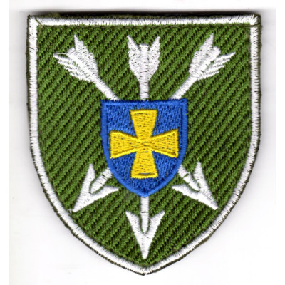 Шеврон 18 ОБрАА кольоровий