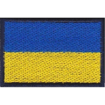 Прапорець повітряних сил (ПС) України 3*4,5см